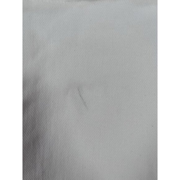 J. McLaughlin Jeans White Stretch Denim Crop Gold Hardware Size 12 Coastal - Picture 7 of 7